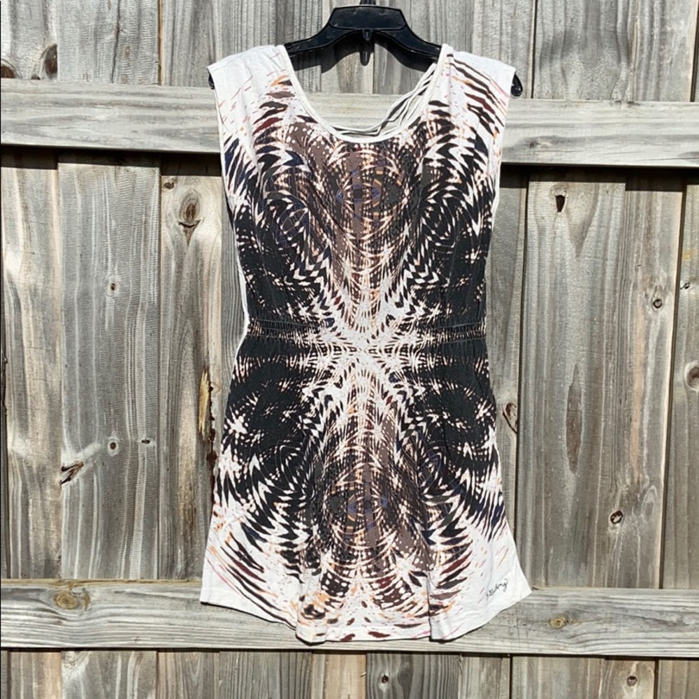 tribal mini dress